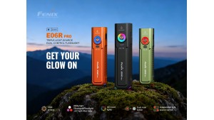Fenix E06R Pro - Lanternă EDC Flat - 1600 Lumeni - 160 Metri - Black